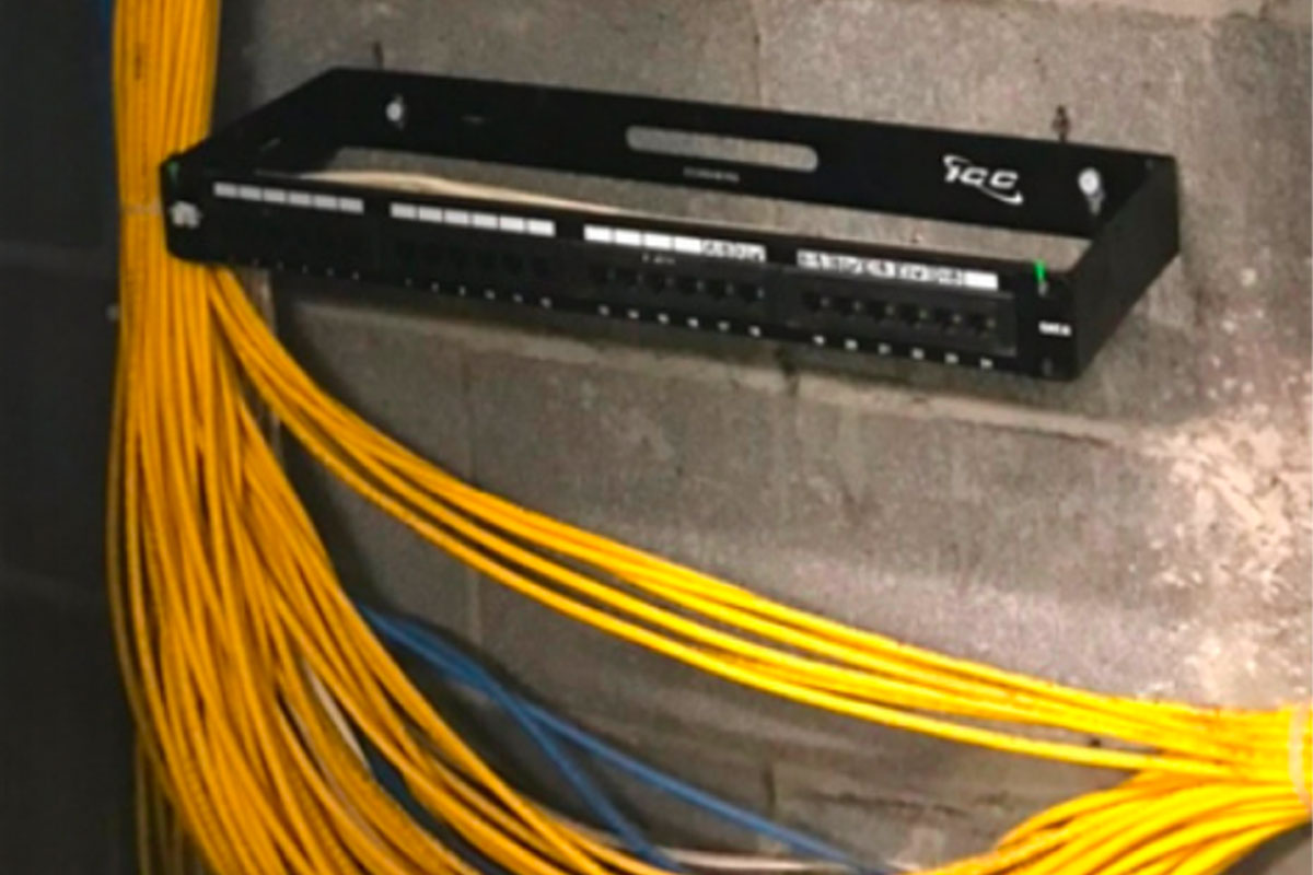 Network cabling in Long Island.