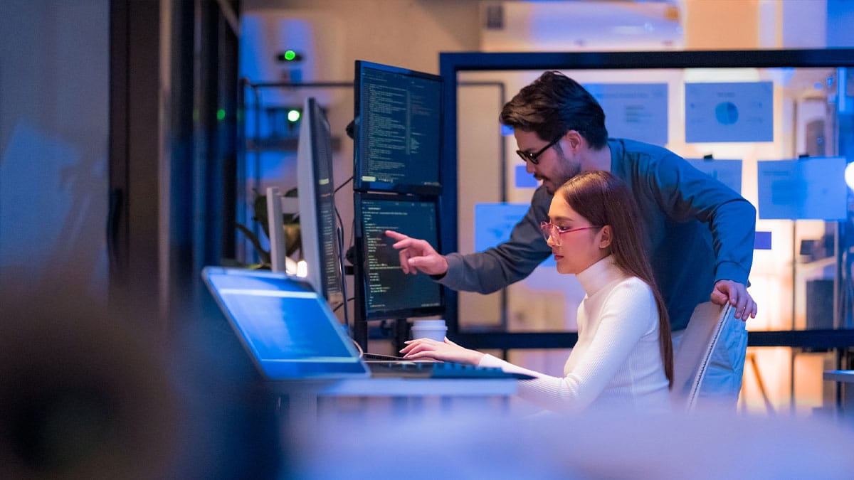 cybersecurity workers helping against an autonomous hacker in Long Island, NY