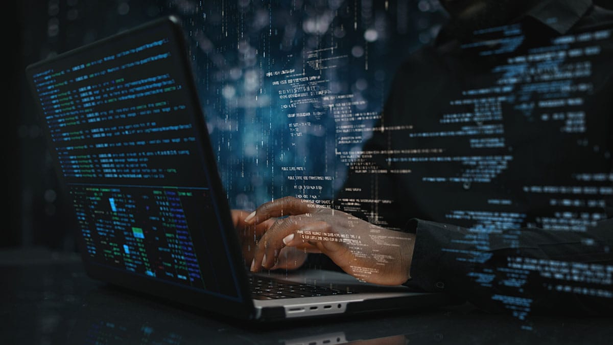 man using a public AI model